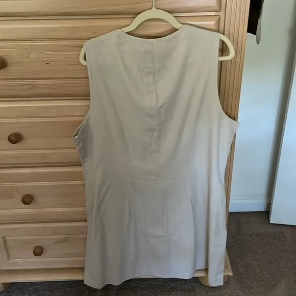 A&F Mara Linen Blend Vest Mini Dress - Picture 6 of 9